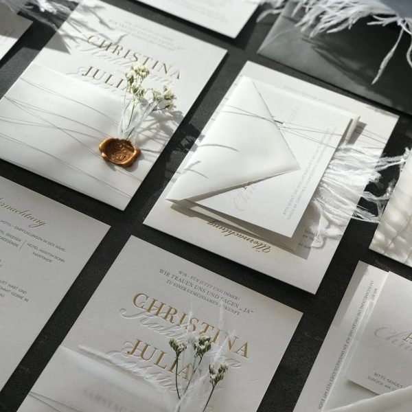 Visitenkarten mit KURZ Laser Light Line für Softwareschmiede